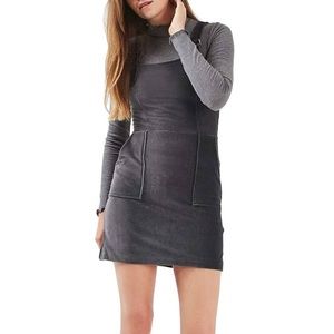 Topshop Corduroy Pinafore Dress